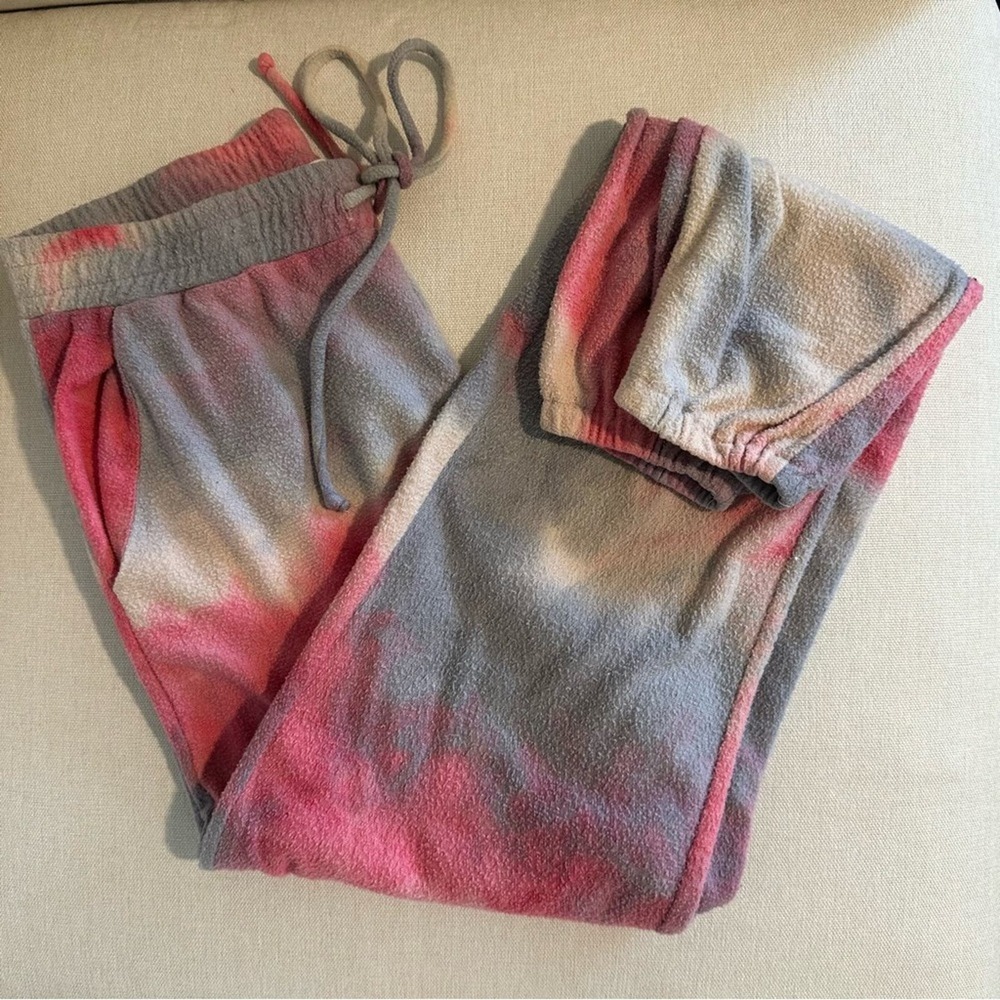 SUPER SOFT watercolor/tie dye pull over sweatpants